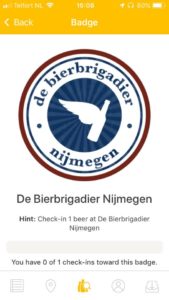 Untappd Badge Bierbrigadier Nijmegen